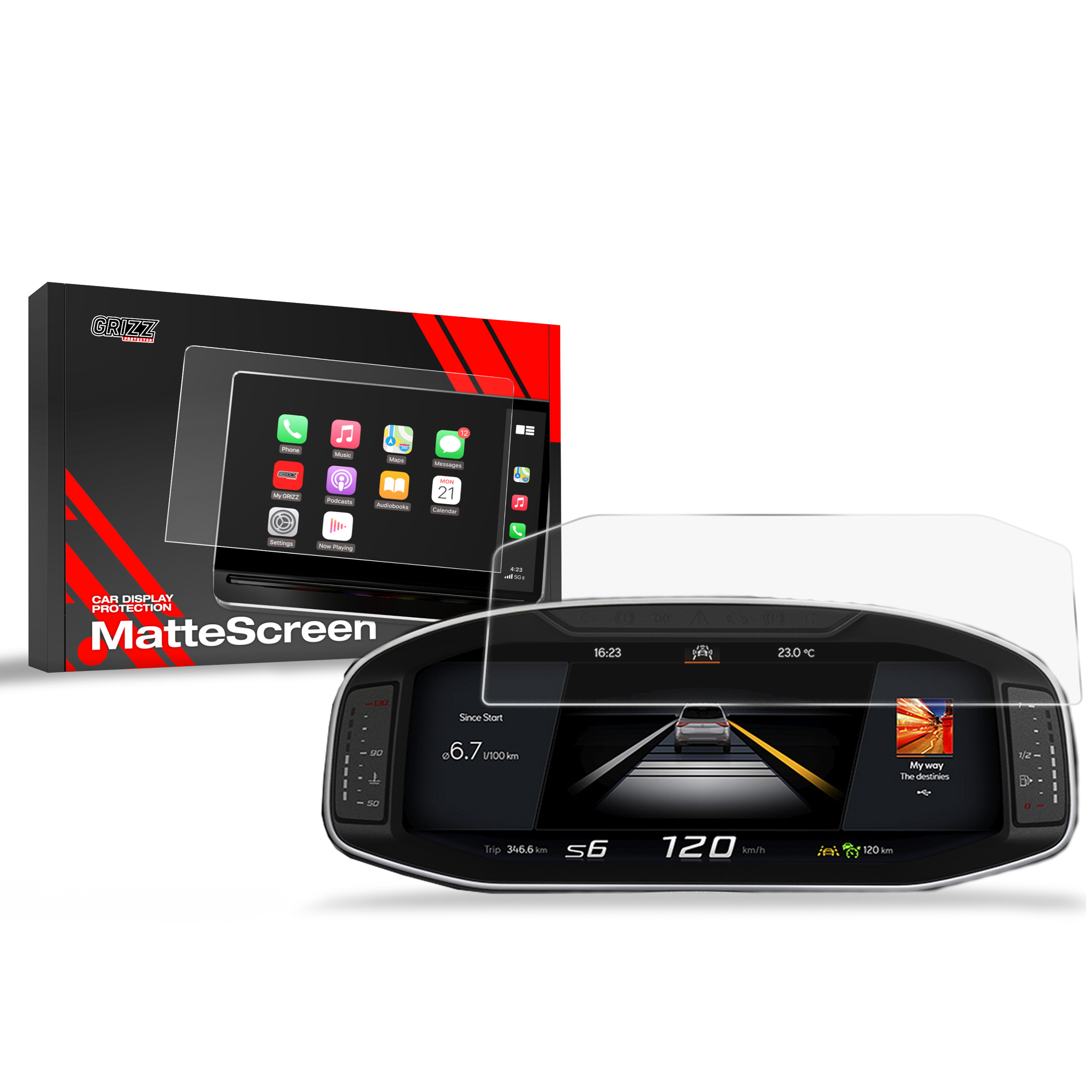 Ochrana displeje MatteScreen, Seat Ateca, 2020- , Virtual Cockpit, Display 10,25"