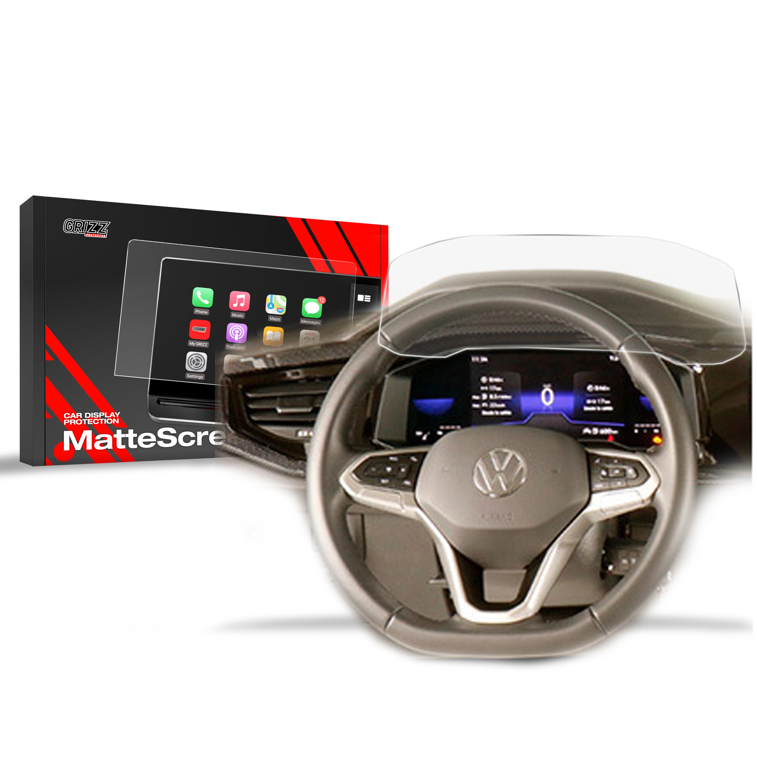 Ochrana displeje MatteScreen, VW Taigo, 2023- , Digital Cockpit, Display 8"