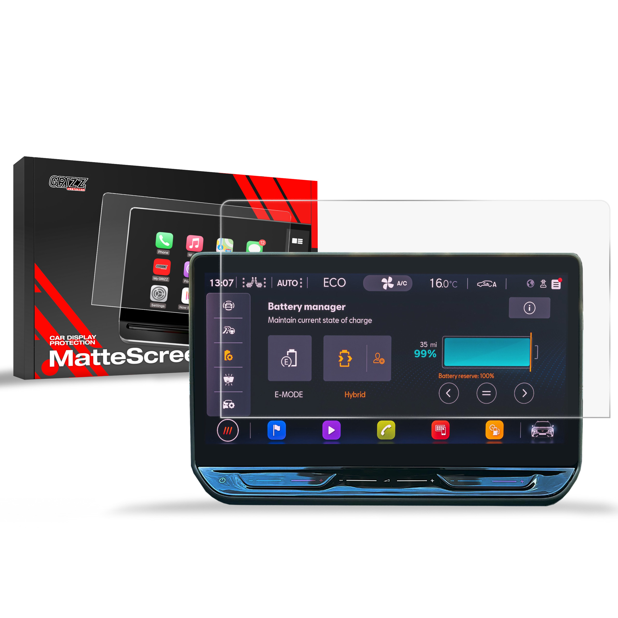 Ochrana displeje MatteScreen, Cupra Leon, 2024- , Display 12,9"