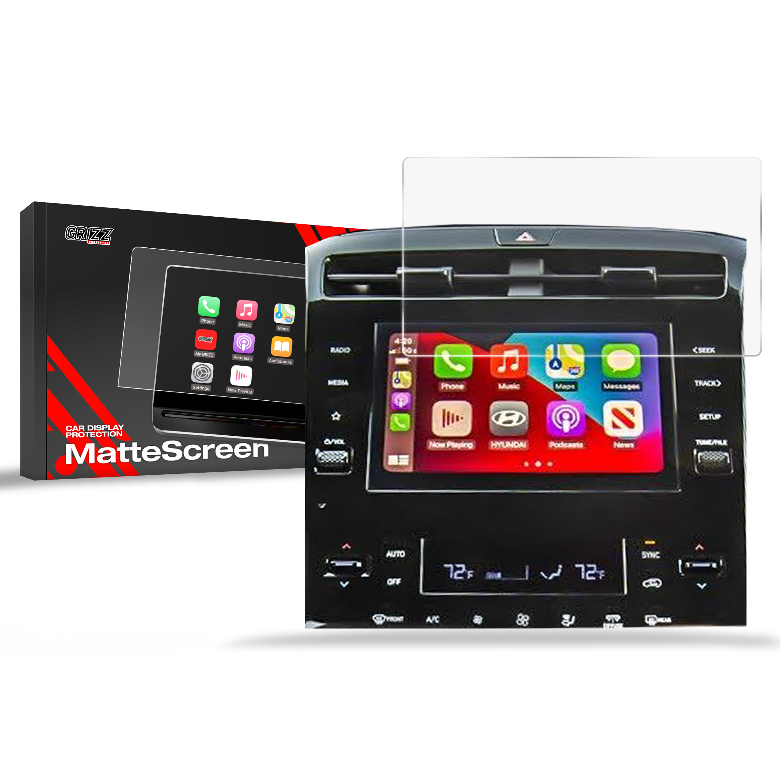 Ochrana displeje MatteScreen, Hyundai Tucson IV, 2020-2024, Display 8"
