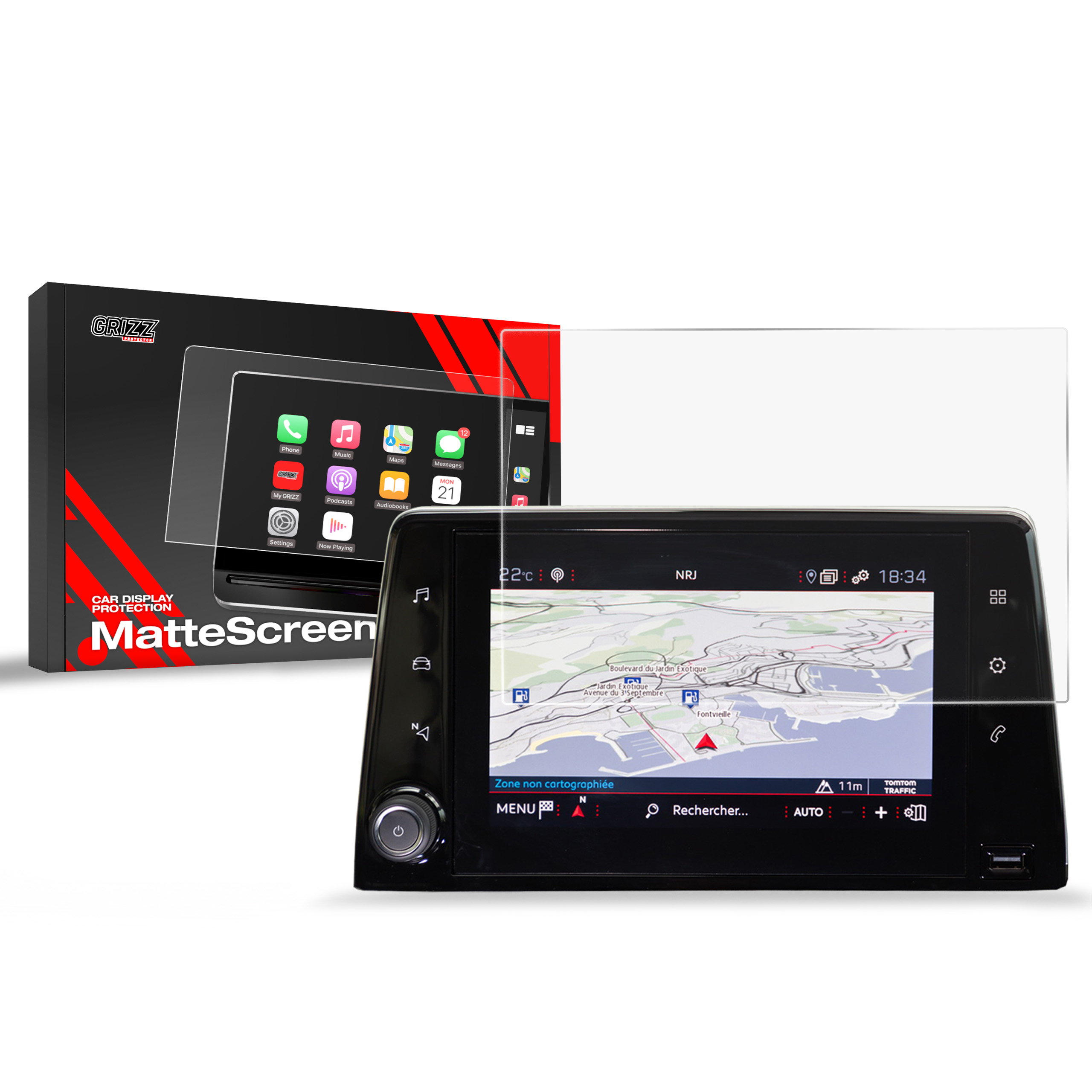 Ochrana displeje MatteScreen, Peugeot Rifter, 2018-2023