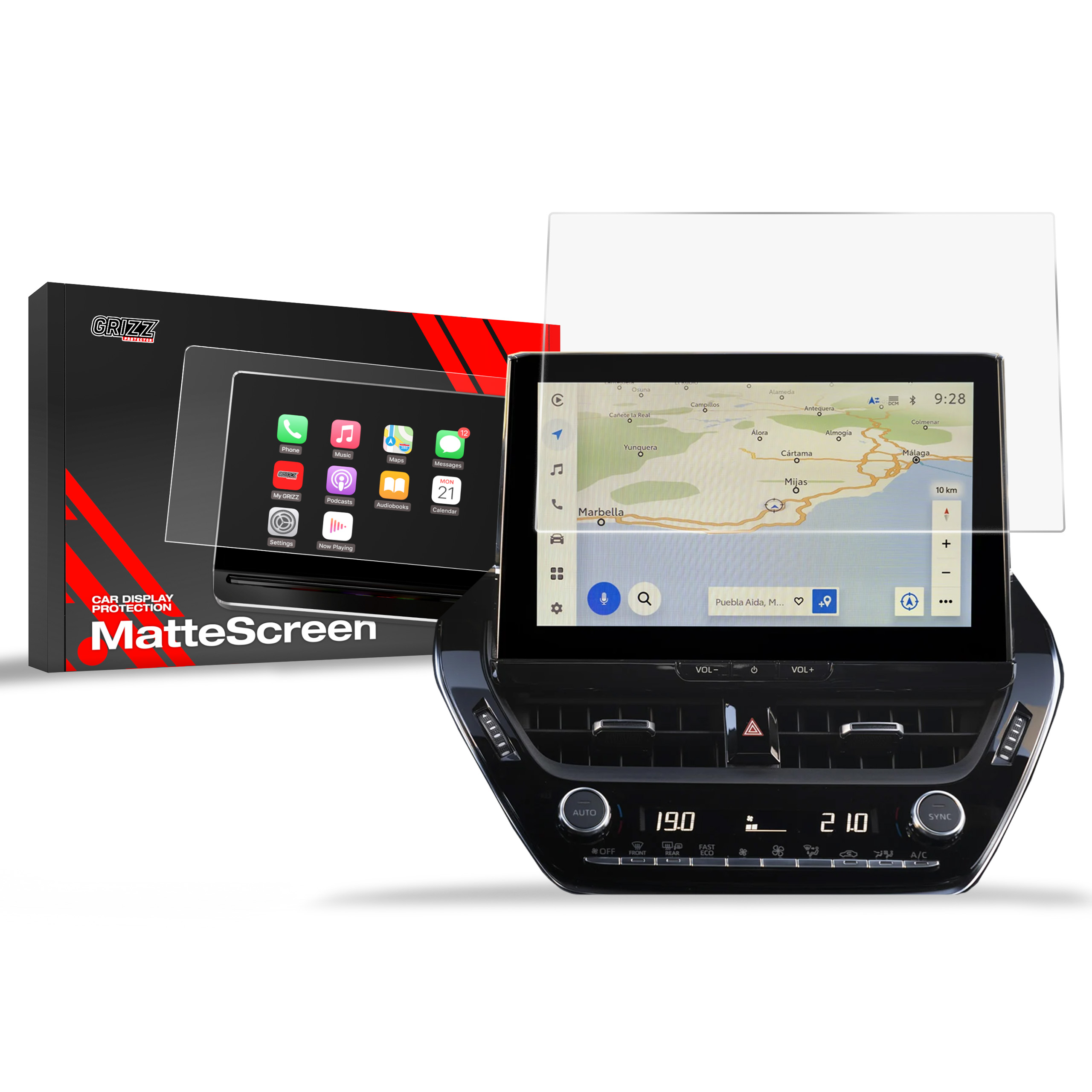 Ochrana displeje MatteScreen, Toyota Corolla Cross, 2022- , Display 10,5"
