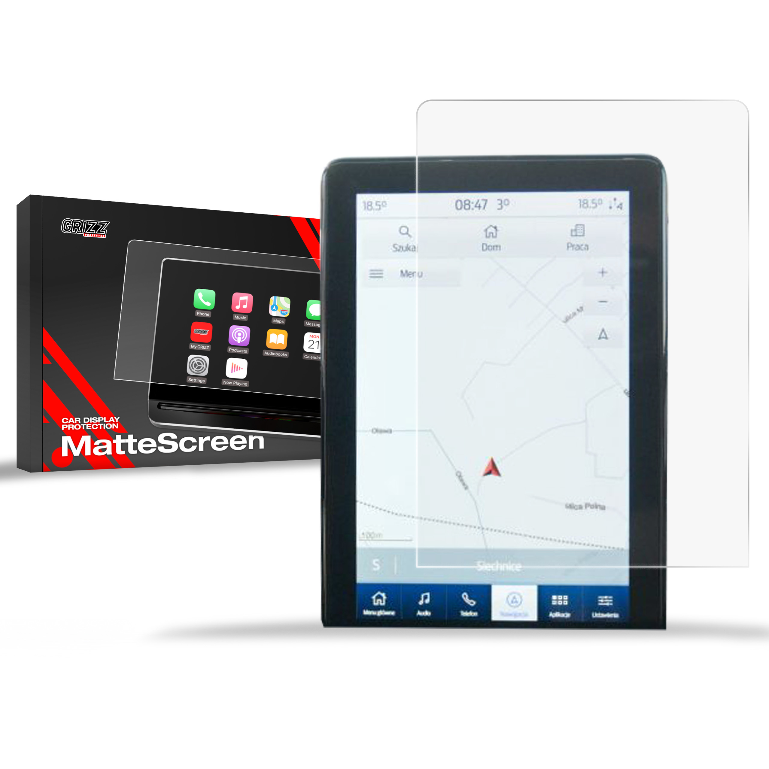 Ochrana displeje MatteScreen, Ford Explorer VI, 2022- , Display 12,3"
