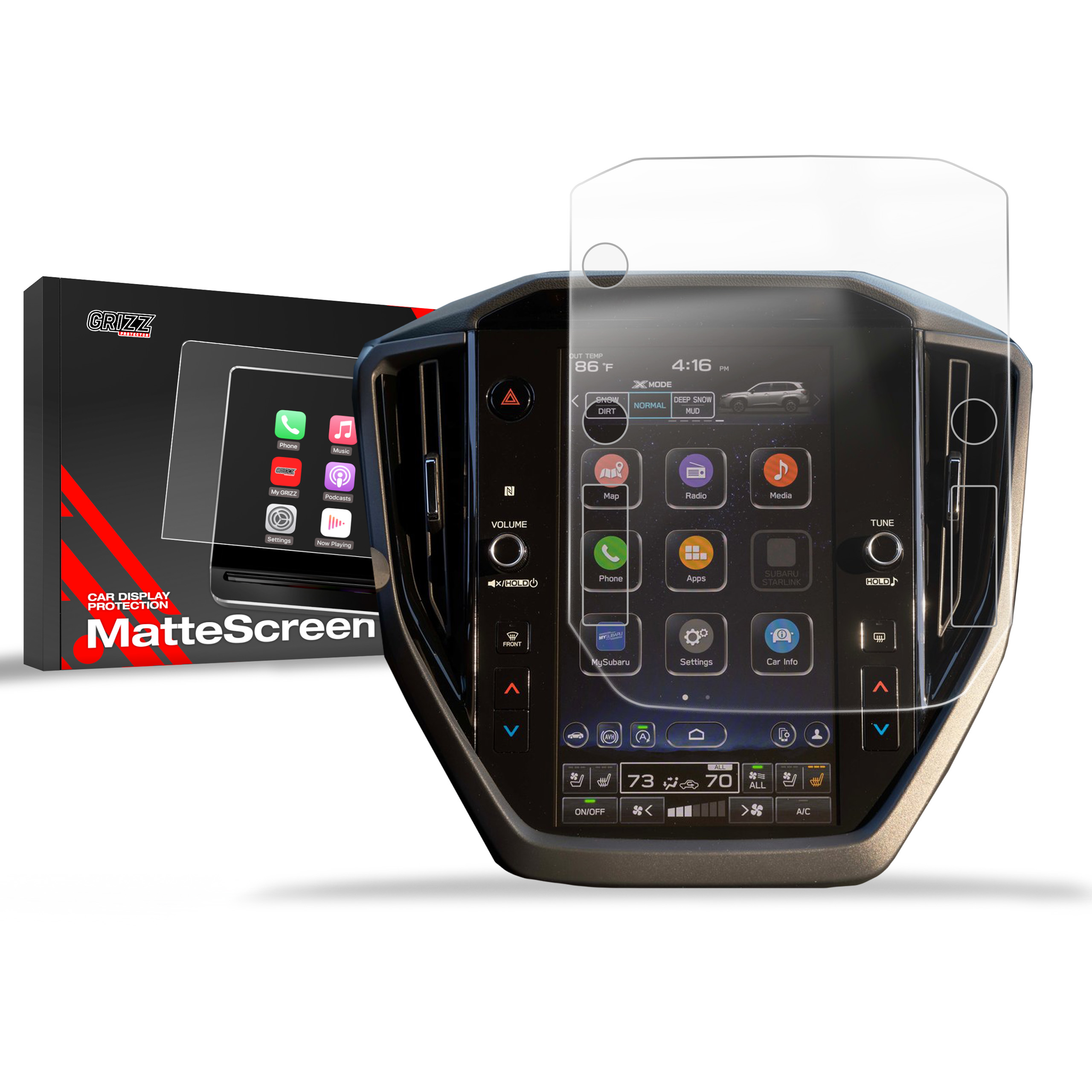 Ochrana displeje MatteScreen, Subaru Outback VI, 2021- , Display 11,6"