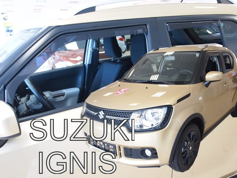 Větrné clony - ofuky oken (deflektory, plexi), Suzuki Ignis III, 2017- , 5 dveř., přední+zadní