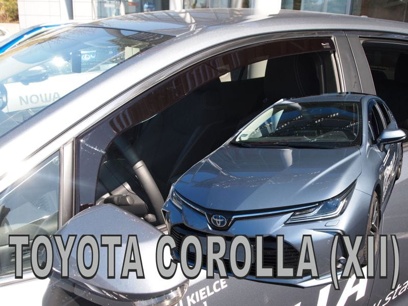Větrné clony - ofuky oken (deflektory, plexi), Toyota Corolla XII, 2018- , 4/5 dveř., SDN/HTB/Combi
