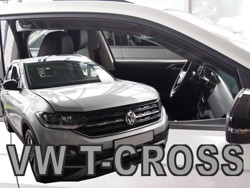 Větrné clony - ofuky oken (deflektory, plexi), VW T-Cross, 2019- , 5 dveř.