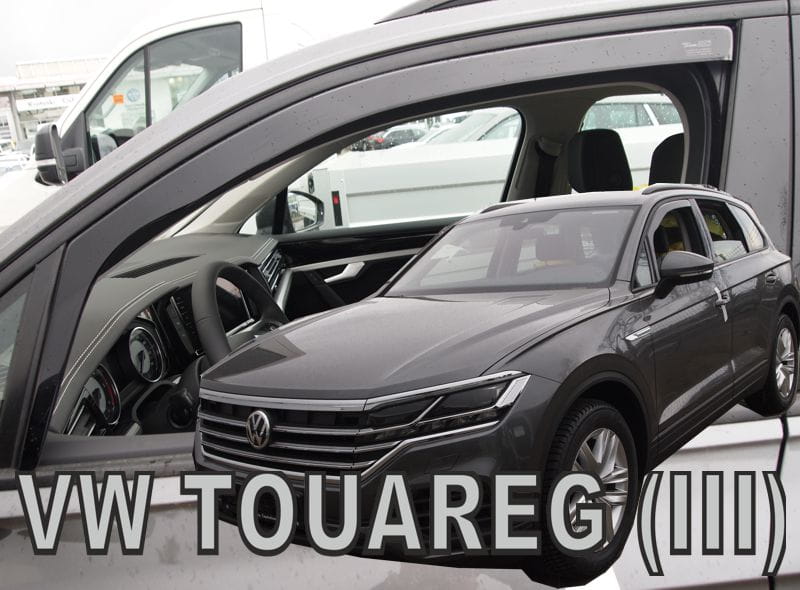 Větrné clony - ofuky oken (deflektory, plexi), VW Touareg III, 2018- , 5 dveř.
