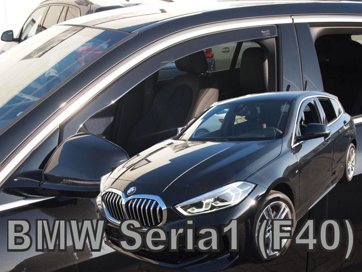Větrné clony - ofuky oken (deflektory, plexi), BMW 1, F40, 2019- , přední