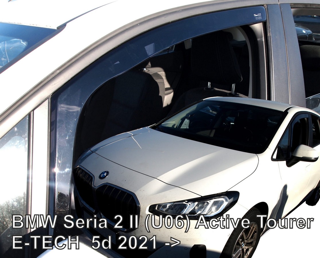 Větrné clony - ofuky oken (deflektory, plexi), BMW 2, G42, U06, 2021- , přední