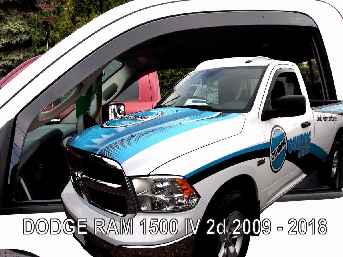 Větrné clony - ofuky oken (deflektory, plexi), Dodge Ram IV, 1500, 2009-2018, přední