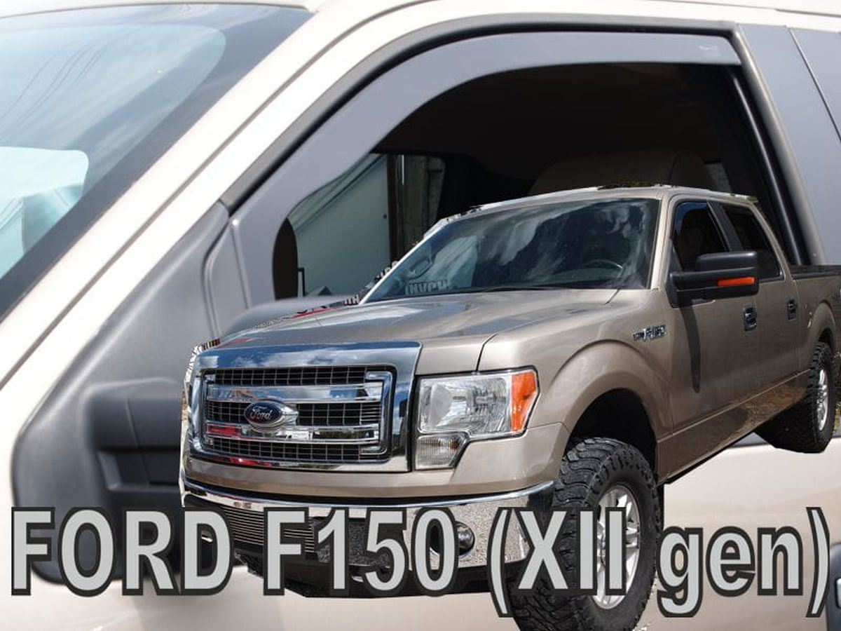 Větrné clony - ofuky oken (deflektory, plexi), Ford F-150 XLT, 2008-2014, přední