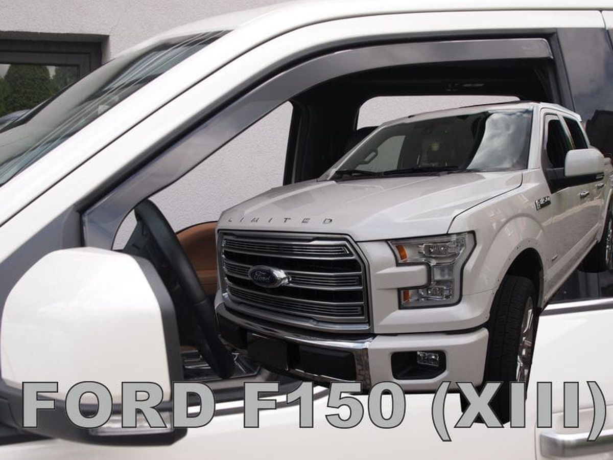 Větrné clony - ofuky oken (deflektory, plexi), Ford F-150, 2015- , přední