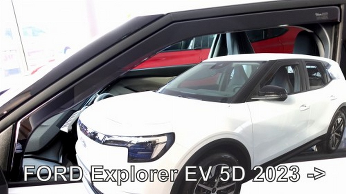 Větrné clony - ofuky oken (deflektory, plexi), Ford Explorer EV, 2023- , přední