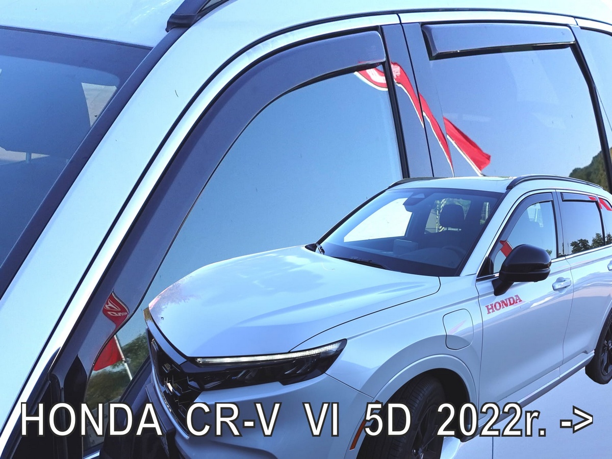 Větrné clony - ofuky oken (deflektory, plexi), Honda CR-V VI, 2023- , přední + zadní