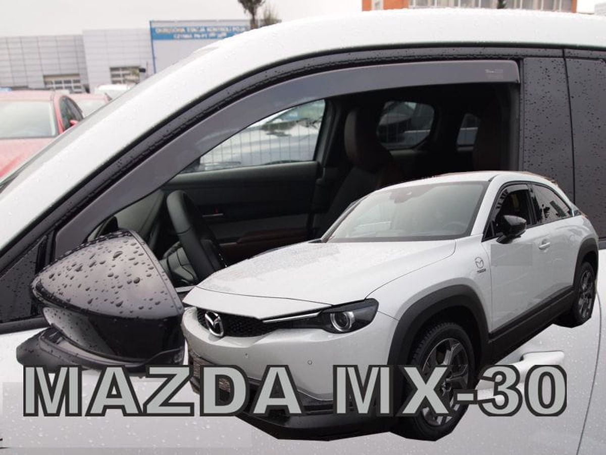 Větrné clony - ofuky oken (deflektory, plexi), Mazda MX-30, 2020- , přední