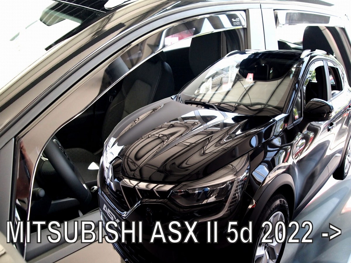Větrné clony - ofuky oken (deflektory, plexi), Mitsubishi ASX II, 2023- , přední + zadní