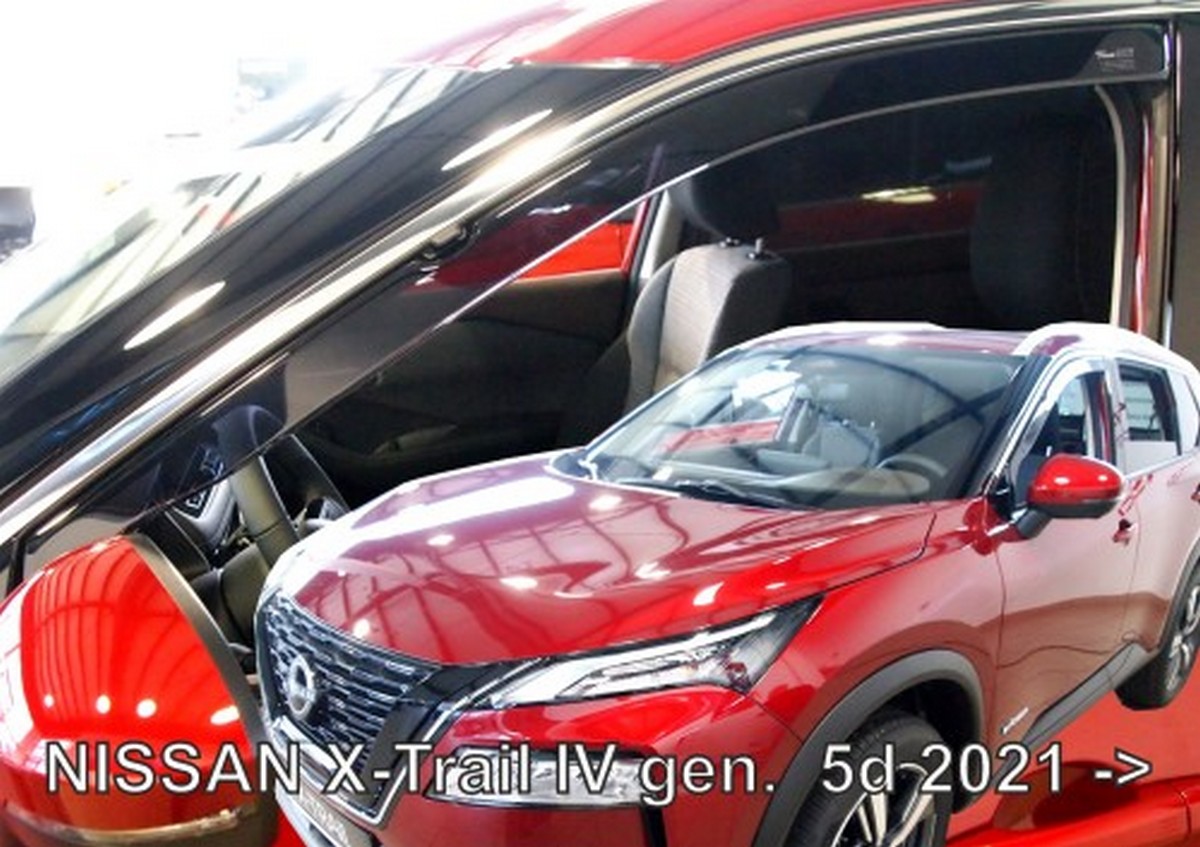 Větrné clony - ofuky oken (deflektory, plexi), Nissan X-Trail, T33, 2022- , přední