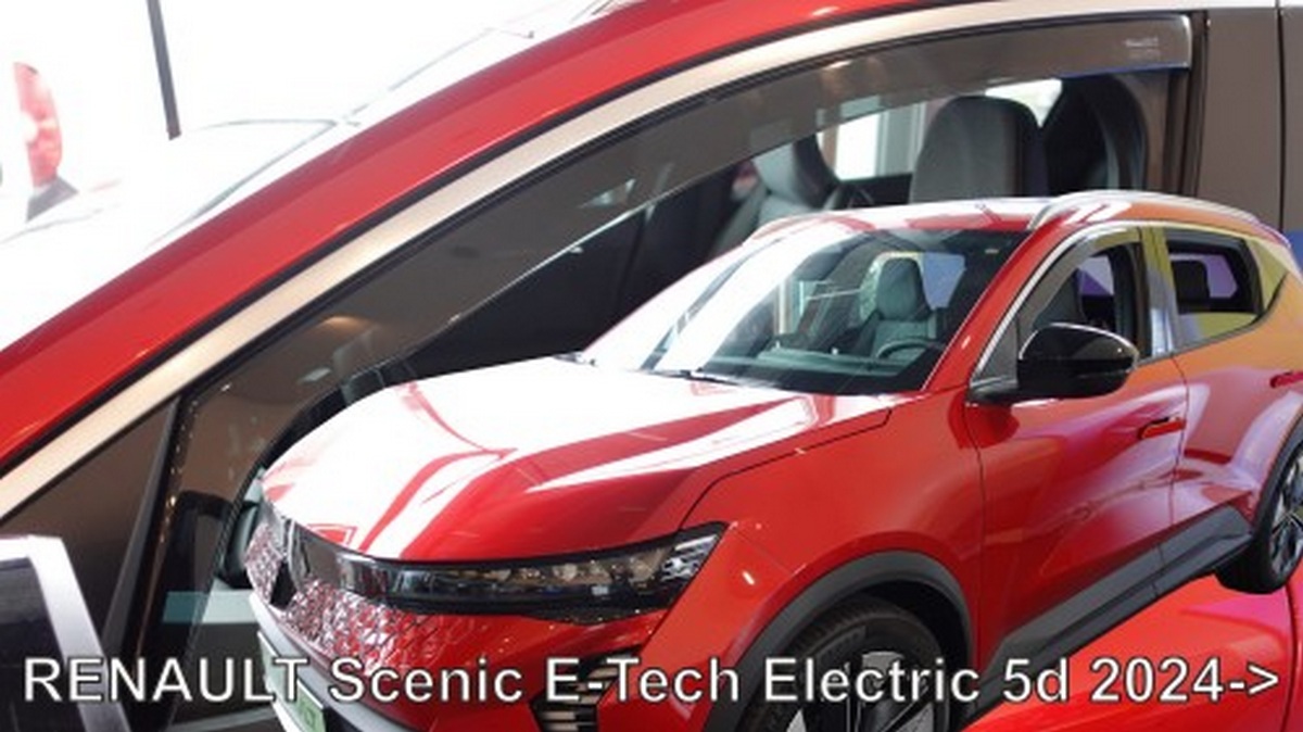 Větrné clony - ofuky oken (deflektory, plexi), Renault Scenic E-Tech, 2024- , přední