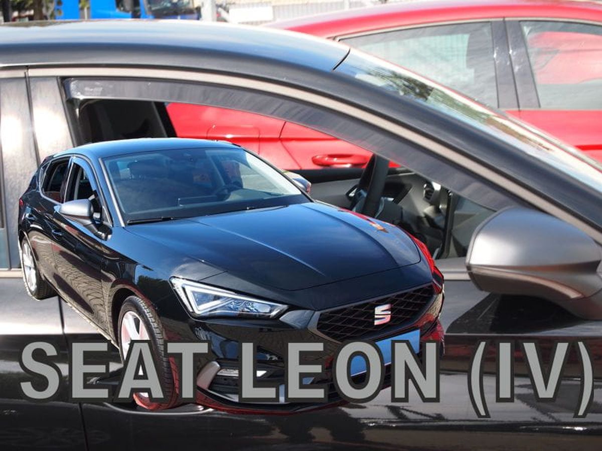 Větrné clony - ofuky oken (deflektory, plexi), Seat Leon IV, 2020- , přední