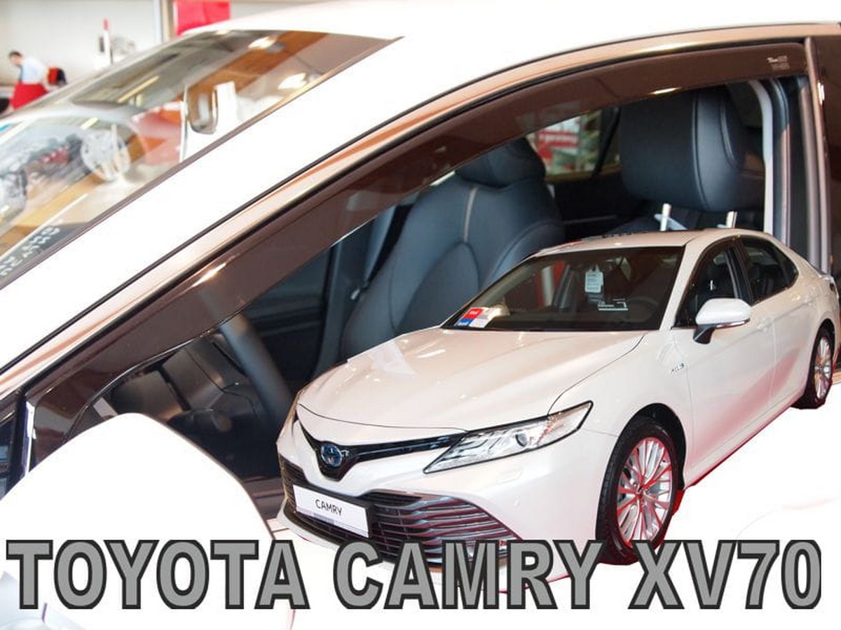 Větrné clony - ofuky oken (deflektory, plexi), Toyota Camry VIII, 2017-, přední