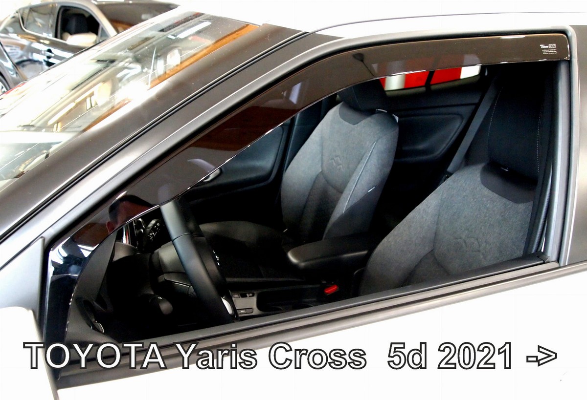 Větrné clony - ofuky oken (deflektory, plexi), Toyota Yaris IV Cross, 2020- , přední