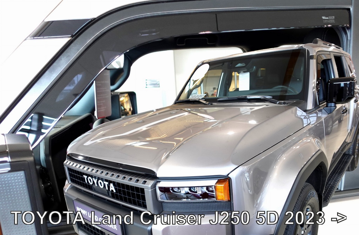 Větrné clony - ofuky oken (deflektory, plexi), Toyota Land Cruiser, J250, 2024- , přední