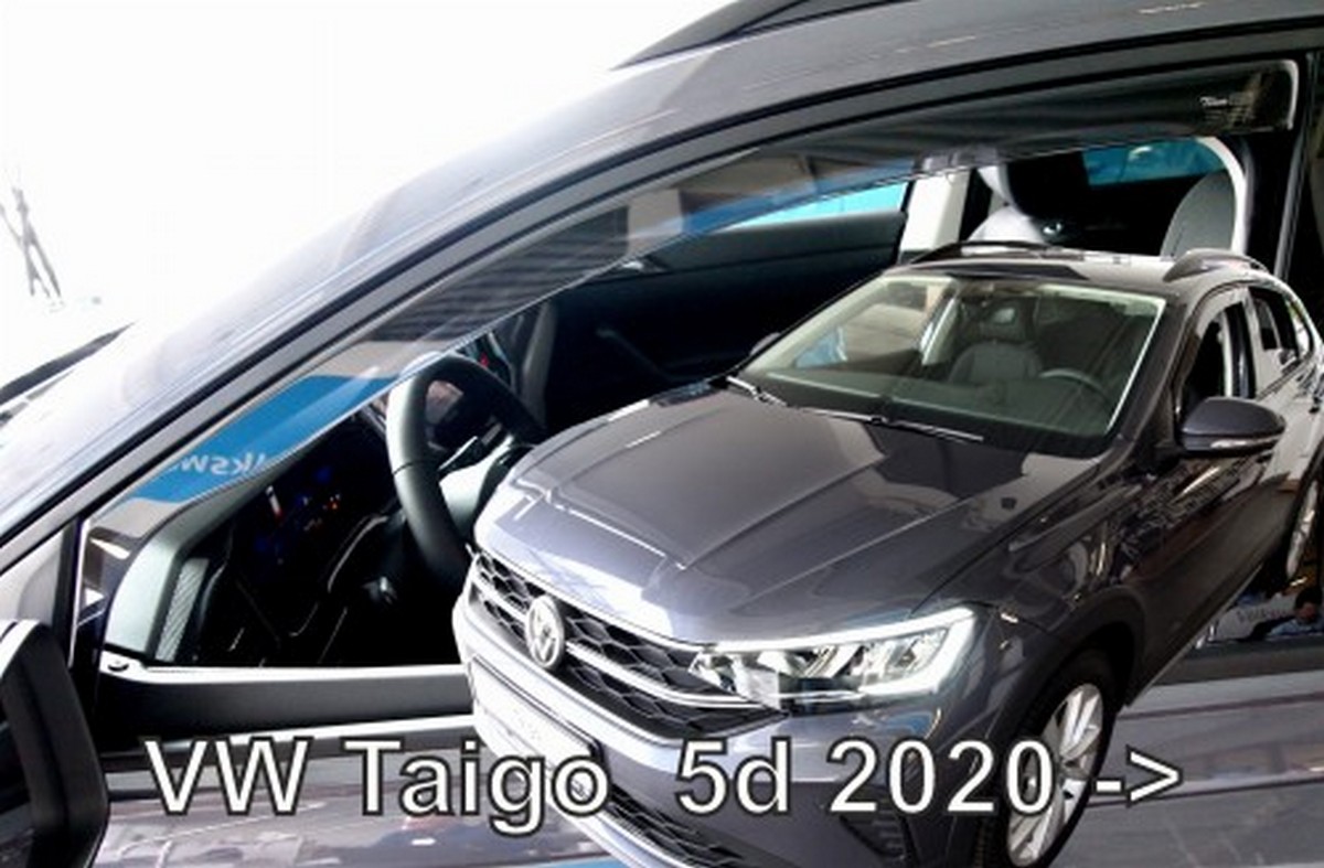 Větrné clony - ofuky oken (deflektory, plexi), VW Taigo, 2021- , přední