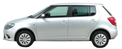 Protisluneční clona, Škoda Fabia II, 2007-2015, Hatchback