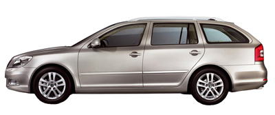 Protisluneční clona, Škoda Octavia II, 2004-2013, Combi