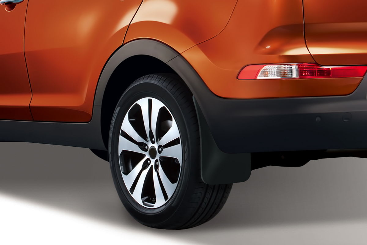 Zástěrky, lapače nečistot, Kia Sportage III, 2010-2015, zadní