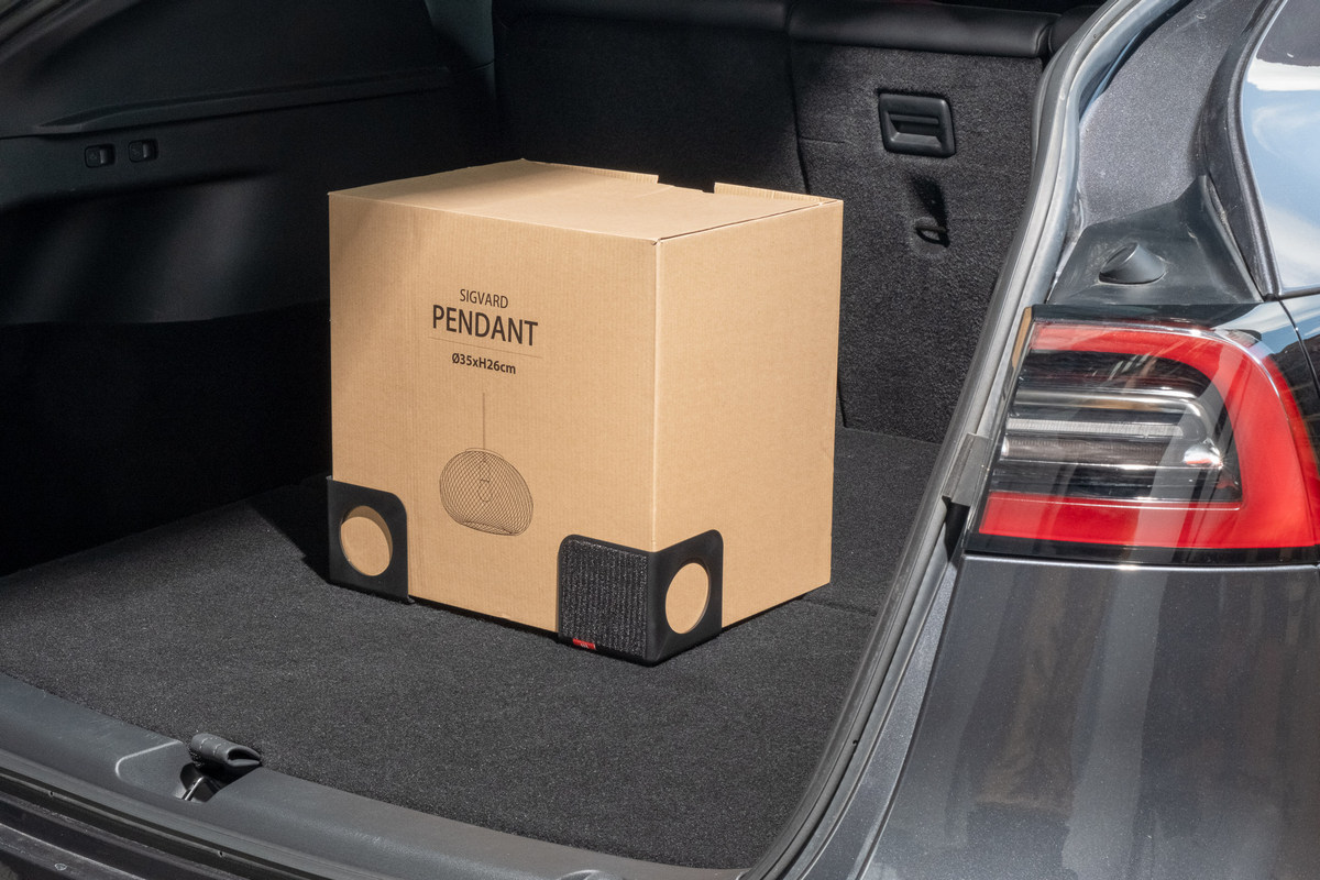 Organizér, zarážky do kufru auta, Rati NOOK - Designed for Tesla