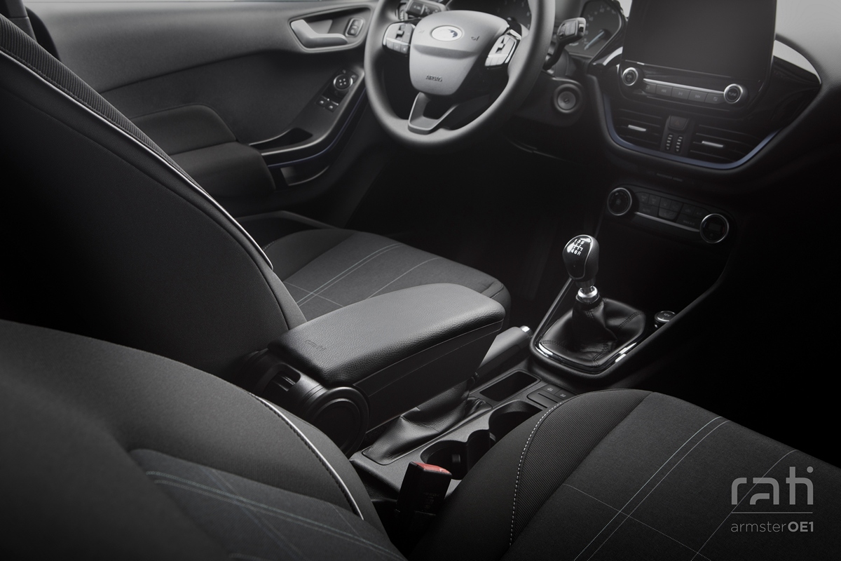 Originální loketní opěrka, Ford Fiesta VII, 2017- , without orig. Armrest