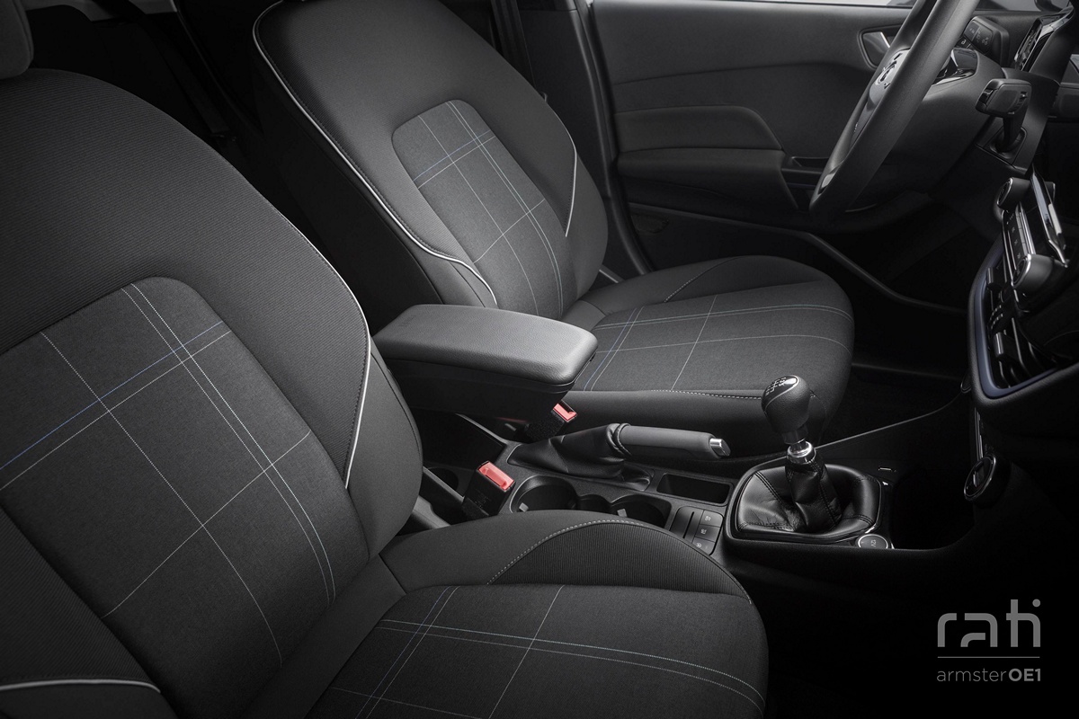 Originální loketní opěrka, Ford Fiesta VII, 2017- , without orig. Armrest