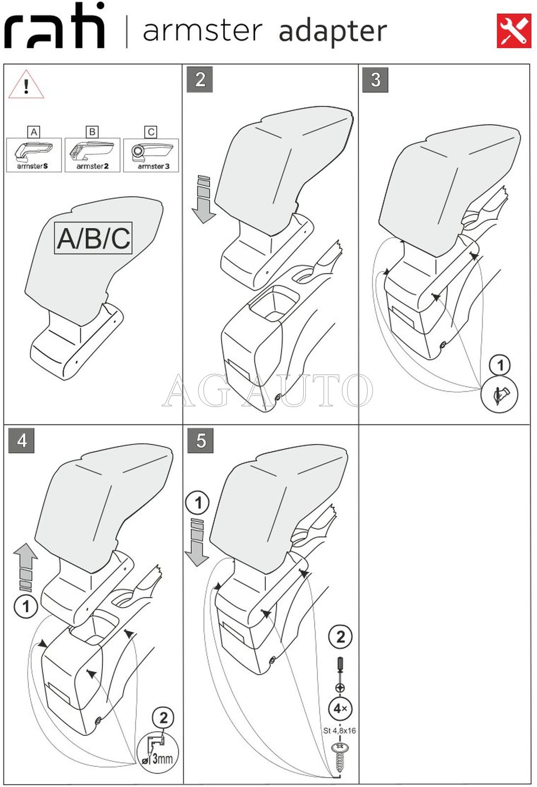 Loketní opěrka Armster 3, Suzuki Swift, 2010-2017, tkanina