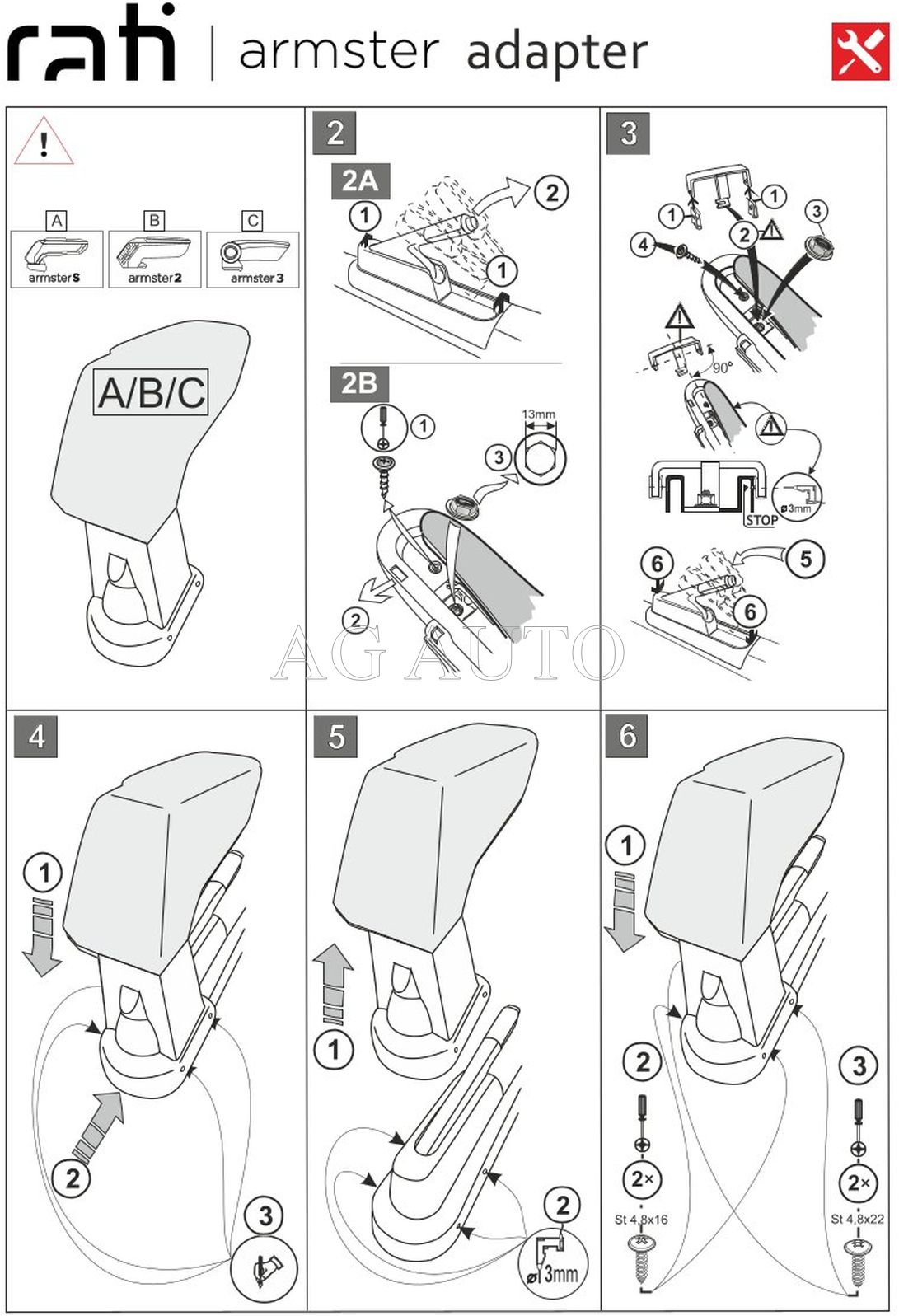 Loketní opěrka Armster 3, Ford Fusion, 2005-2012, tkanina