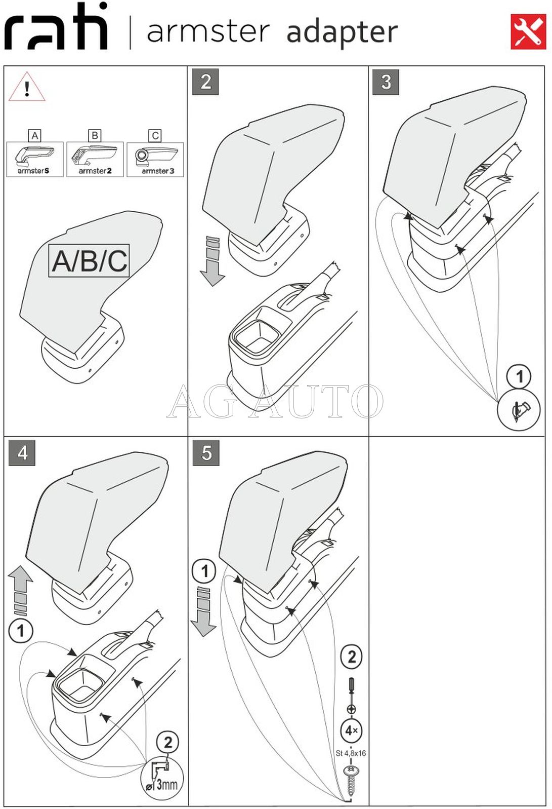 Loketní opěrka Armster 3, Suzuki SX4, 2006-2014