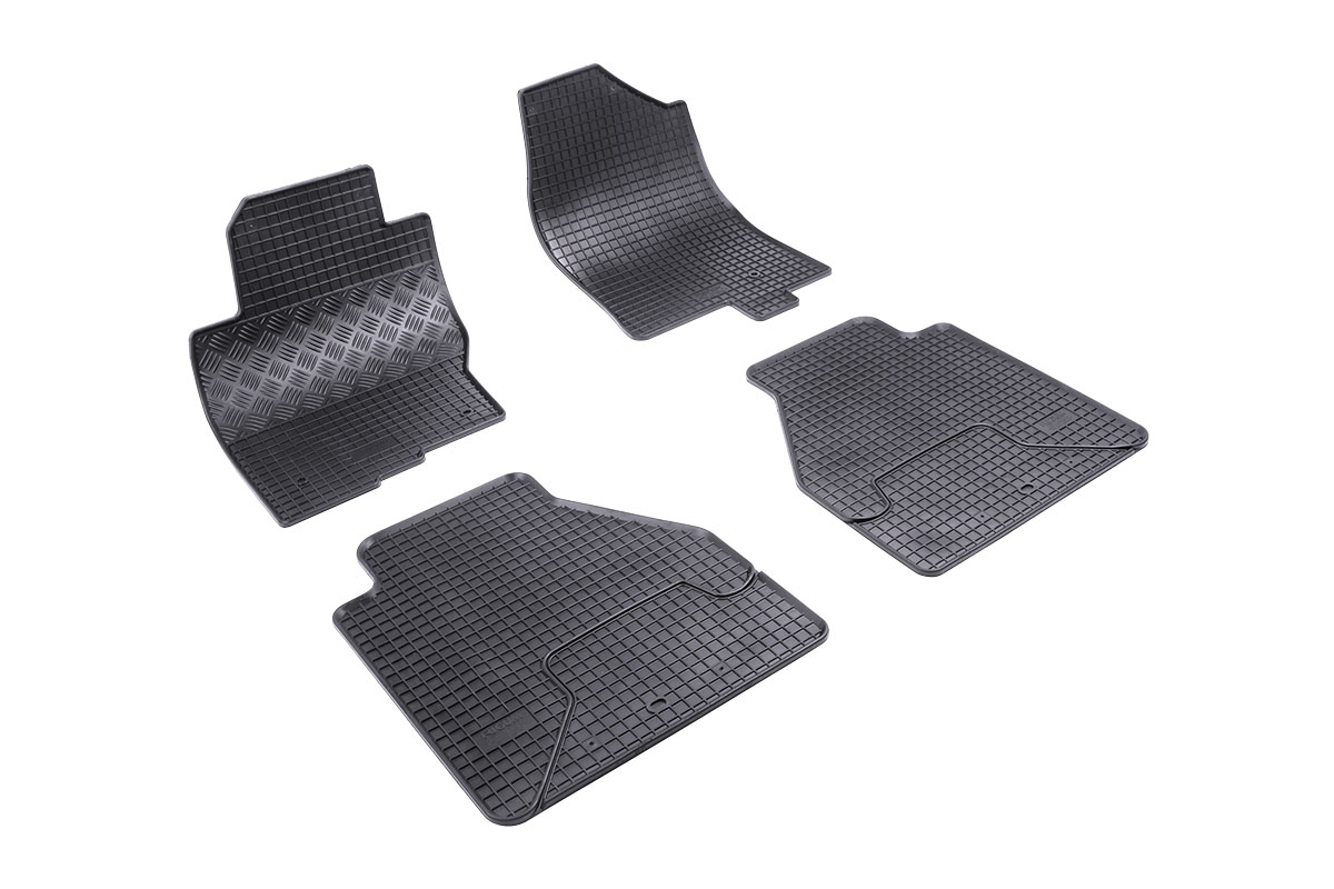 Přesné gumové autokoberce Rigum pro Nissan Navara III, 2010-2014
