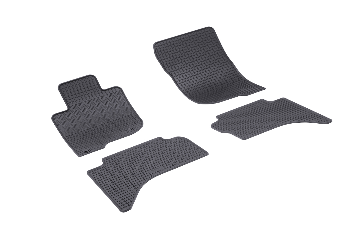Přesné gumové autokoberce Rigum pro Mitsubishi L200 V, 2015-2019, 2019- ,