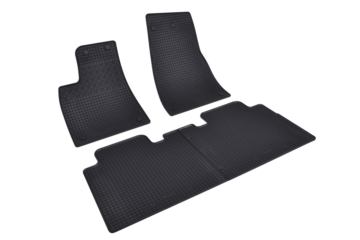 Přesné gumové autokoberce Rigum pro Tesla X, 2015- ,