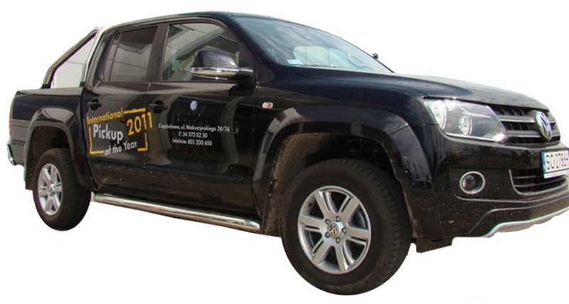 Ochranné boční lišty na dveře, VW Amarok, 2009-2022