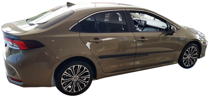 Ochranné boční lišty na dveře, Toyota Corolla XII, E21, 2018-2023, Sedan, Combi