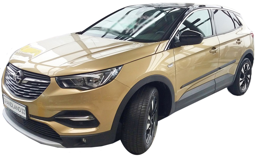 Ochranné boční lišty na dveře, Opel Grandland X, 2017-