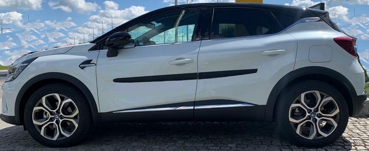 Ochranné boční lišty na dveře, Renault Captur II, 2019- ,