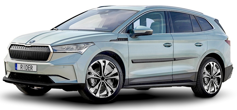 Ochranné boční lišty na dveře, Škoda Enyaq, 2021-
