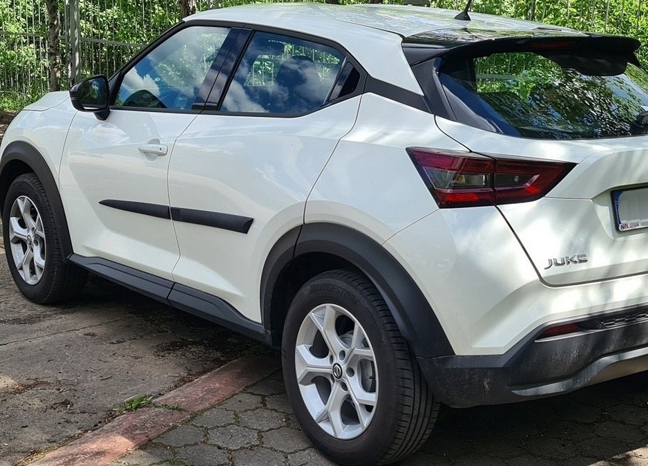 Ochranné boční lišty na dveře, Nissan Juke II, 2019-