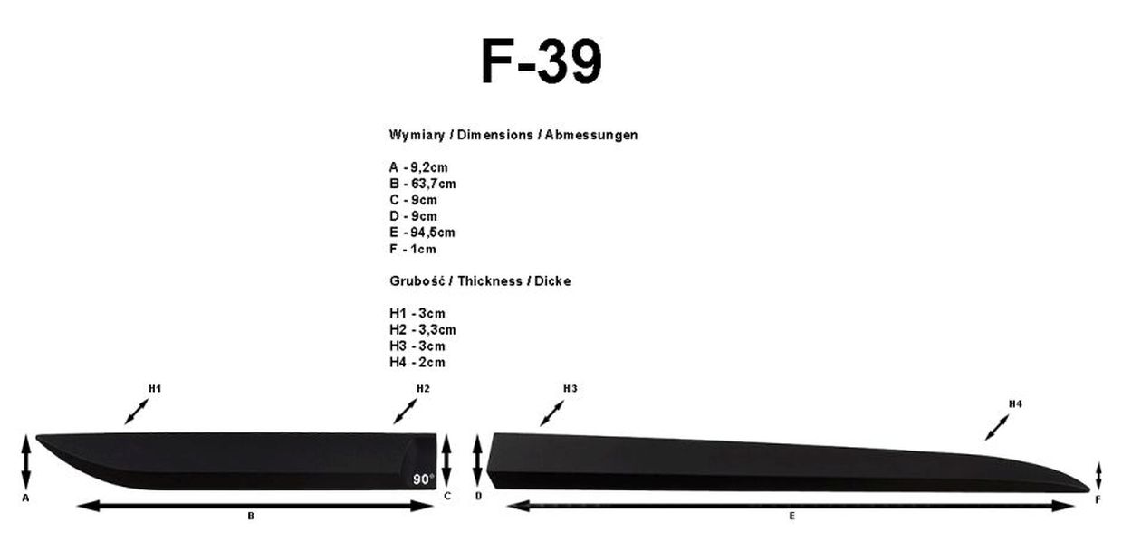 Ochranné boční lišty na dveře, Hyundai i40, 2011-2019, Sedan, Combi