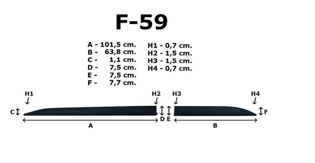 Ochranné boční lišty na dveře, BYD Seal U, 2023- ,