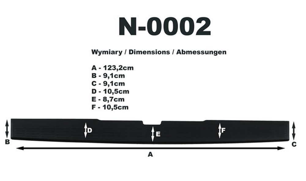 Kryt prahu pátých dveří, Mercedes Vito/Viano, W639, 2003-2014