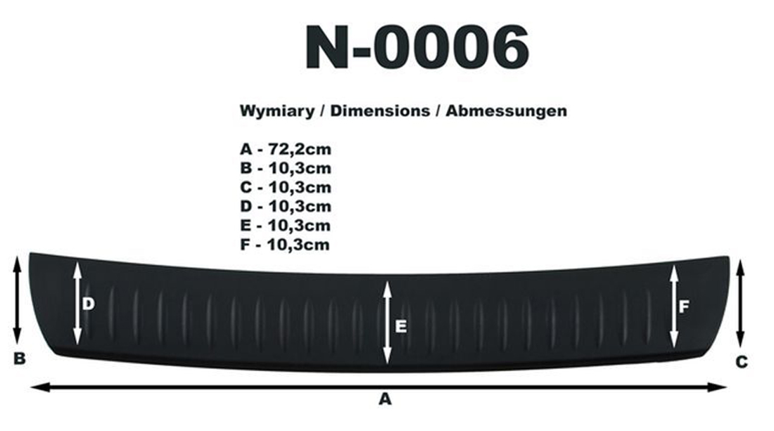 Kryt prahu pátých dveří, Chevrolet Aveo, 2006-2011, Sedan